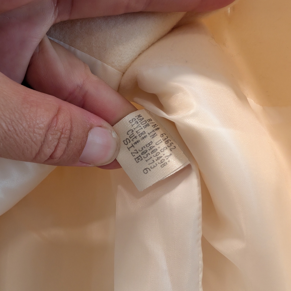 HARRIS/WALLACE Women's Merino Wool/ Lambswool Cream Blazer Size 6 - Picture 3 of 11